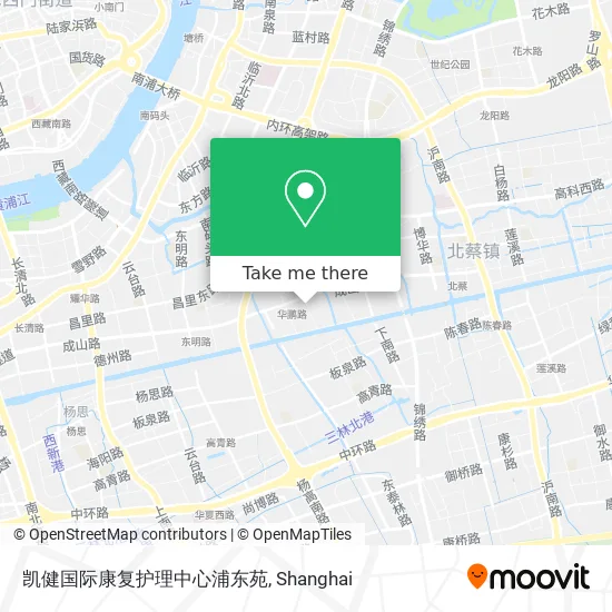 凯健国际康复护理中心浦东苑 map