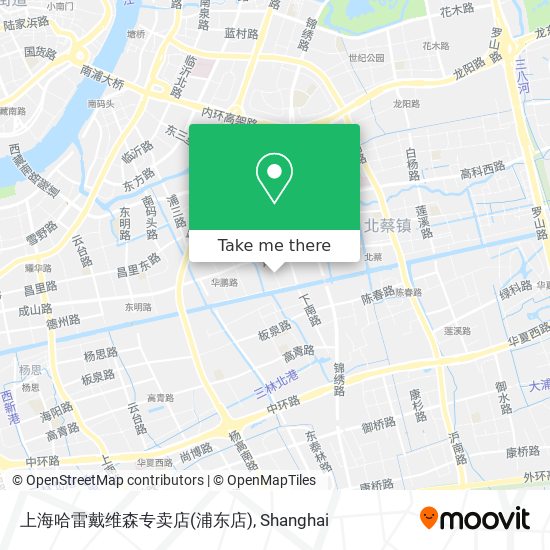 上海哈雷戴维森专卖店(浦东店) map