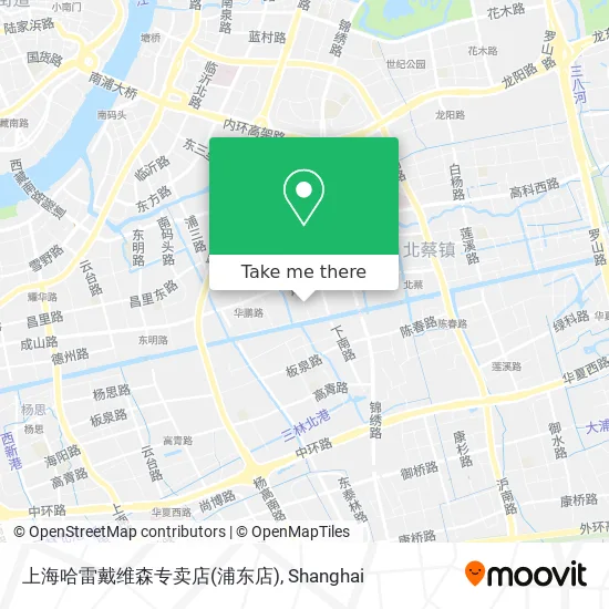 上海哈雷戴维森专卖店(浦东店) map