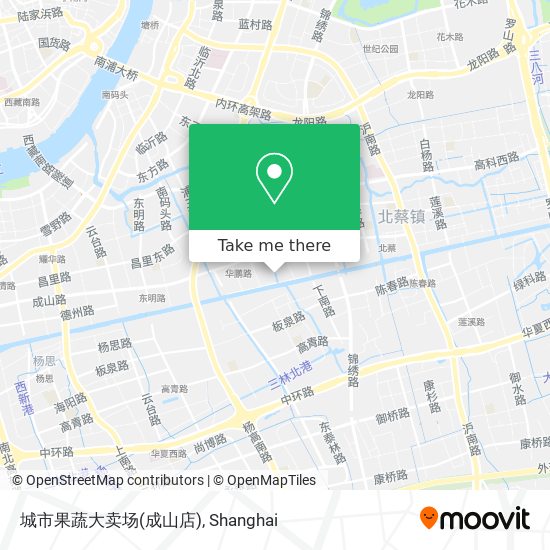 城市果蔬大卖场(成山店) map