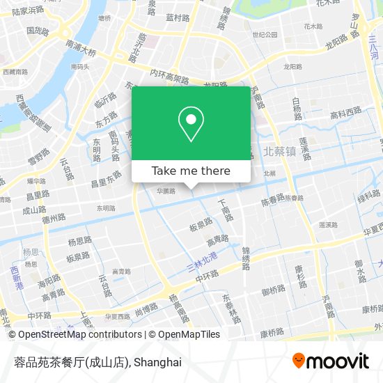 蓉品苑茶餐厅(成山店) map