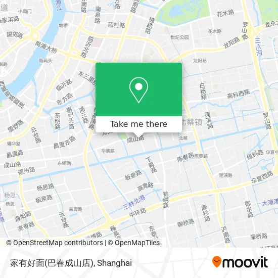 家有好面(巴春成山店) map