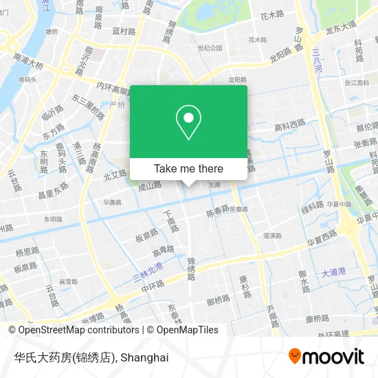 华氏大药房(锦绣店) map