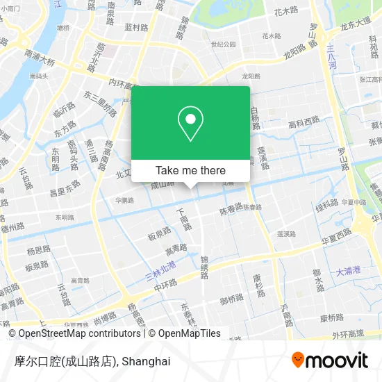 摩尔口腔(成山路店) map