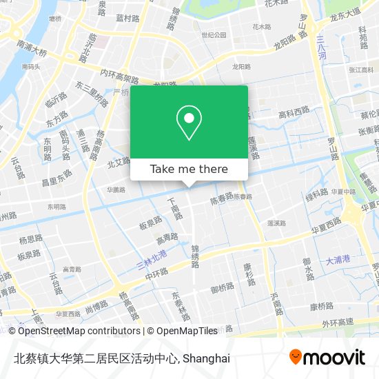 北蔡镇大华第二居民区活动中心 map
