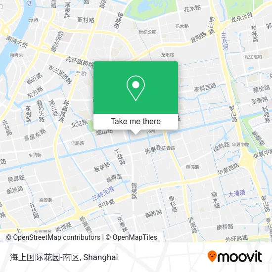 海上国际花园-南区 map