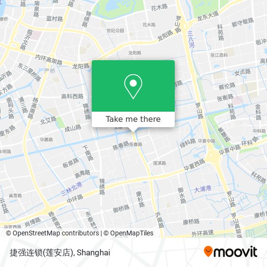 捷强连锁(莲安店) map