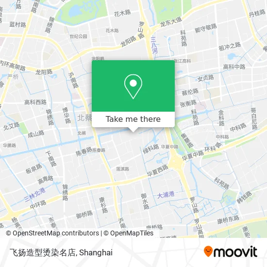 飞扬造型烫染名店 map