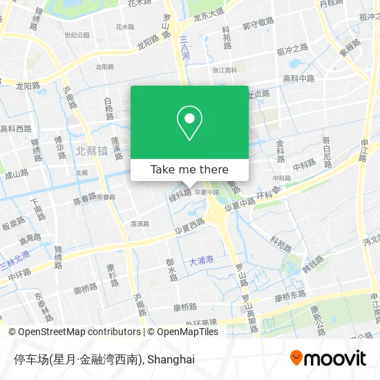 停车场(星月·金融湾西南) map