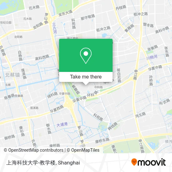 上海科技大学-教学楼 map