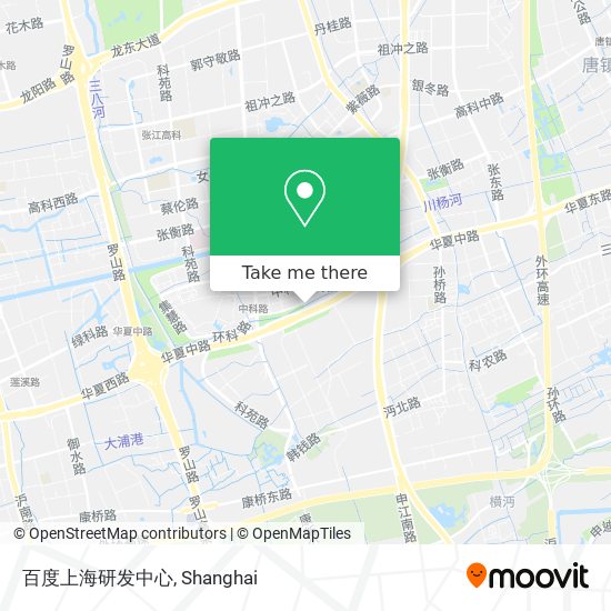 百度上海研发中心 map