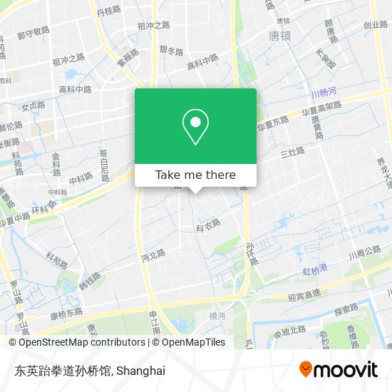 东英跆拳道孙桥馆 map