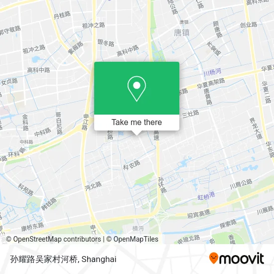 孙耀路吴家村河桥 map