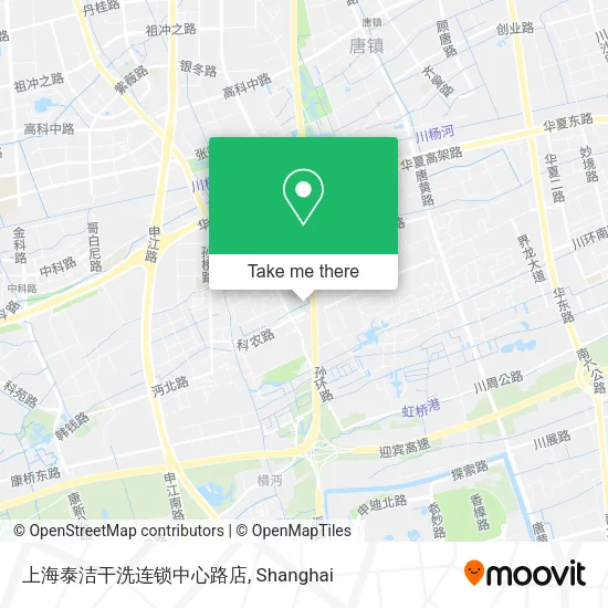 上海泰洁干洗连锁中心路店 map