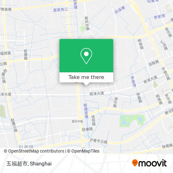 五福超市 map