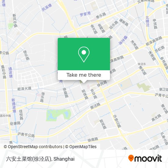 六安土菜馆(徐泾店) map