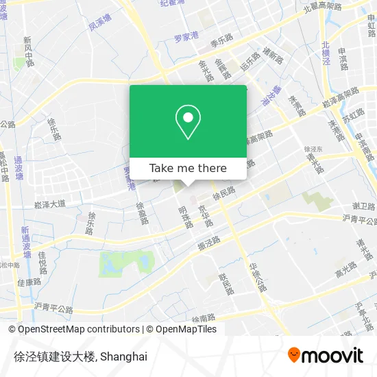 徐泾镇建设大楼 map