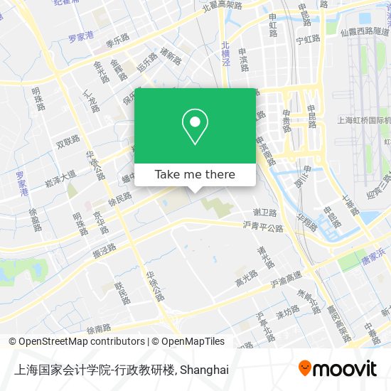 上海国家会计学院-行政教研楼 map