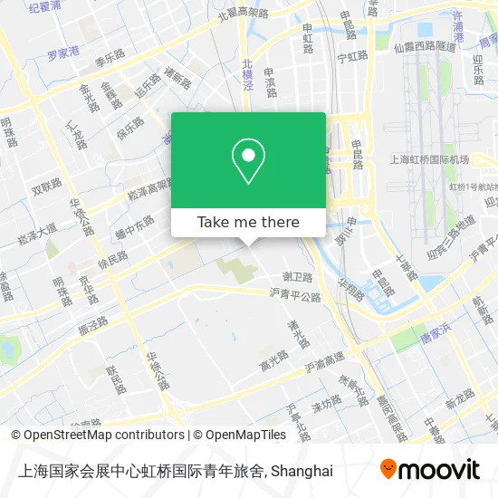 上海国家会展中心虹桥国际青年旅舍 map
