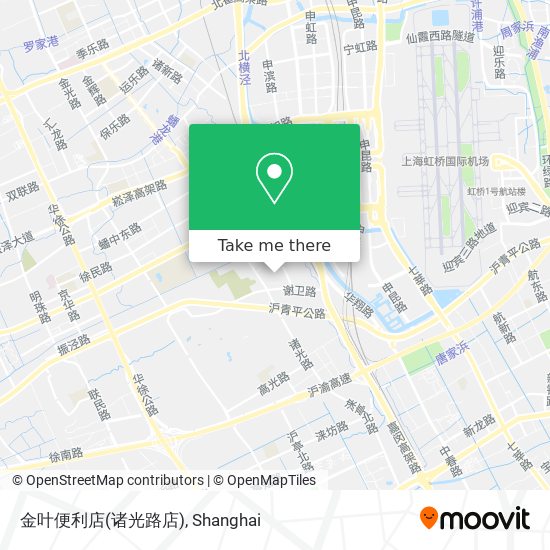 金叶便利店(诸光路店) map