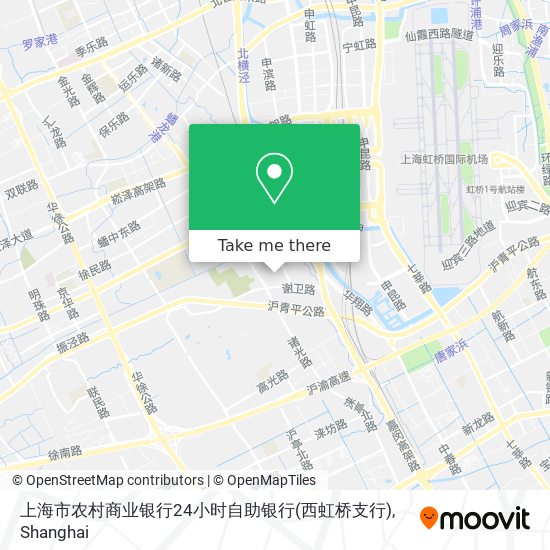 上海市农村商业银行24小时自助银行(西虹桥支行) map