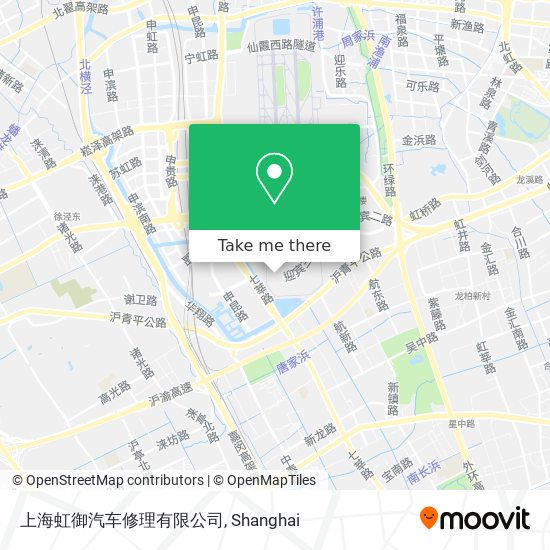上海虹御汽车修理有限公司 map