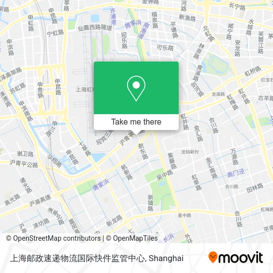 上海邮政速递物流国际快件监管中心 map