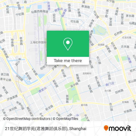 21世纪舞蹈学苑(君雅舞蹈俱乐部) map