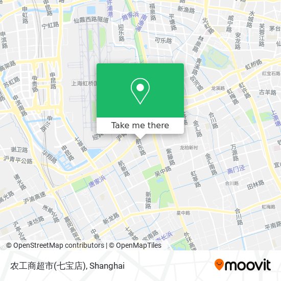 农工商超市(七宝店) map