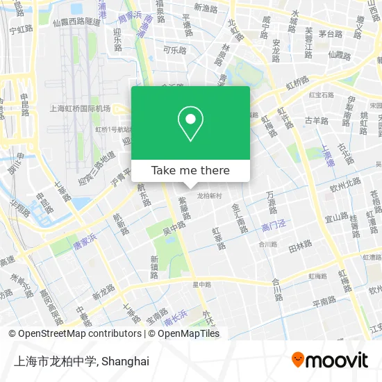 上海市龙柏中学 map