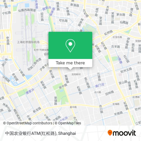 中国农业银行ATM(红松路) map