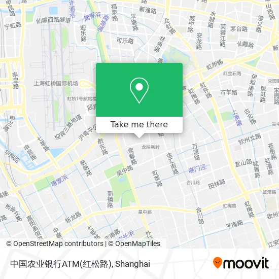 中国农业银行ATM(红松路) map