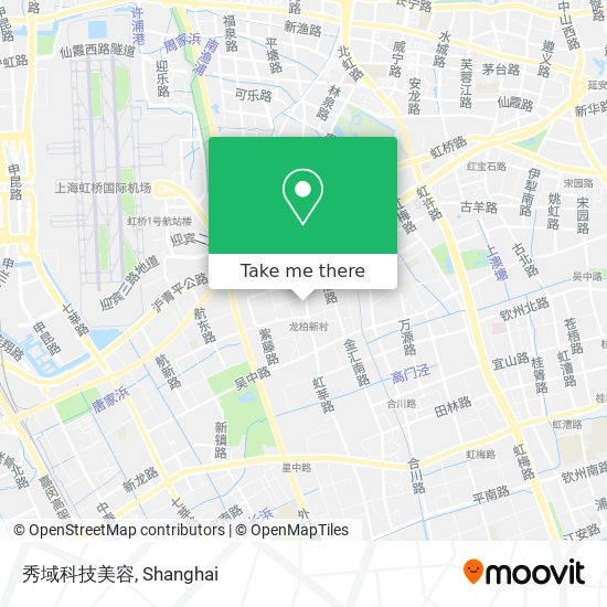 秀域科技美容 map