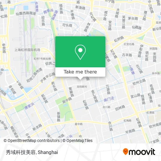 秀域科技美容 map