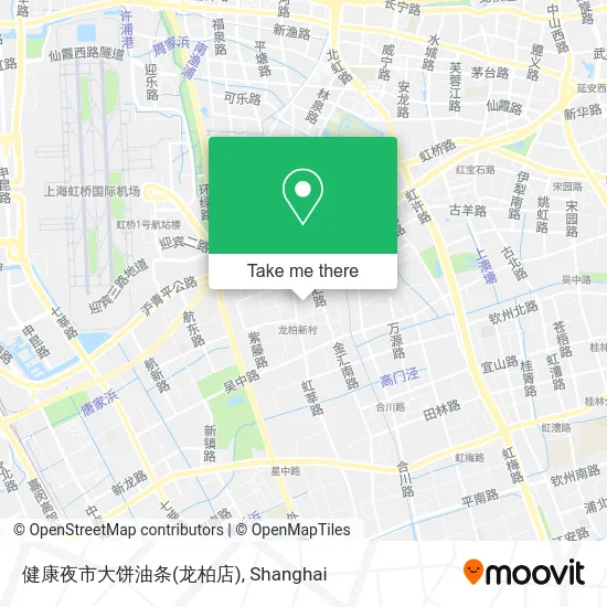健康夜市大饼油条(龙柏店) map