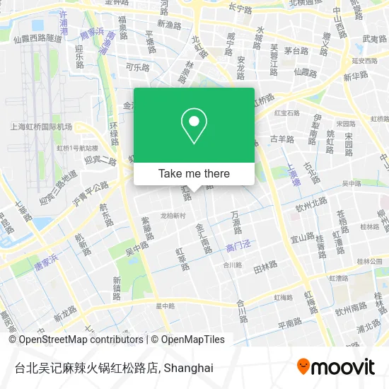 台北吴记麻辣火锅红松路店 map