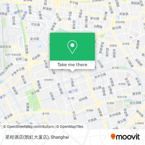 星程酒店(凯虹大厦店) map