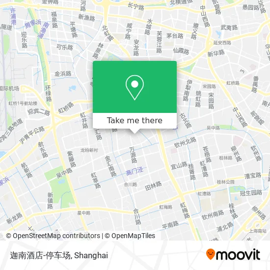 迦南酒店-停车场 map