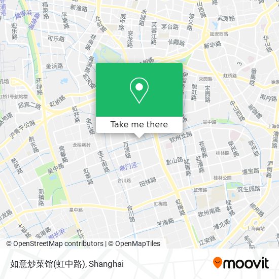 如意炒菜馆(虹中路) map