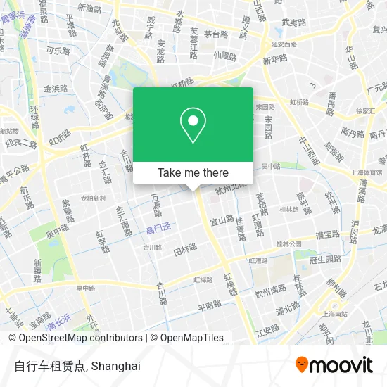 自行车租赁点 map
