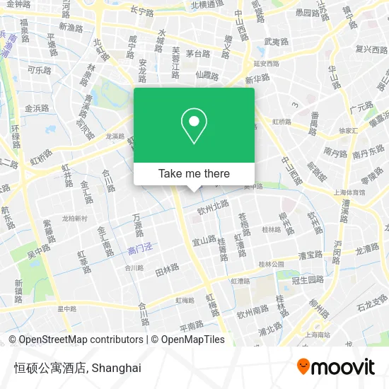 恒硕公寓酒店 map