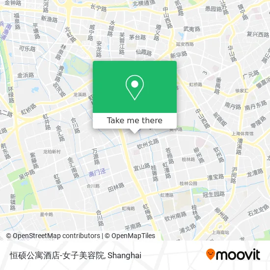 恒硕公寓酒店-女子美容院 map