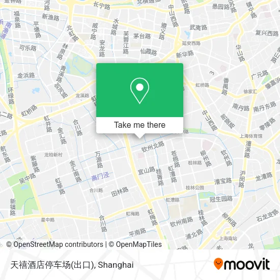 天禧酒店停车场(出口) map