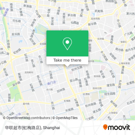 华联超市(虹梅路店) map