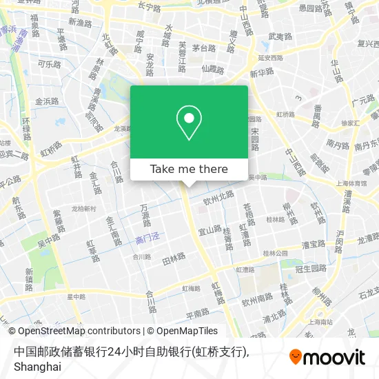 中国邮政储蓄银行24小时自助银行(虹桥支行) map