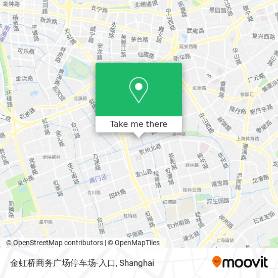 金虹桥商务广场停车场-入口 map