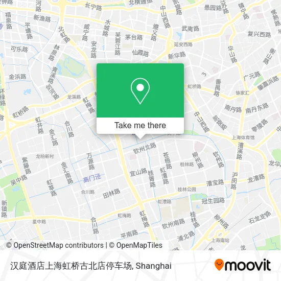汉庭酒店上海虹桥古北店停车场 map