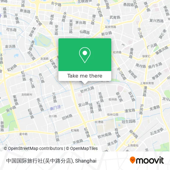 中国国际旅行社(吴中路分店) map
