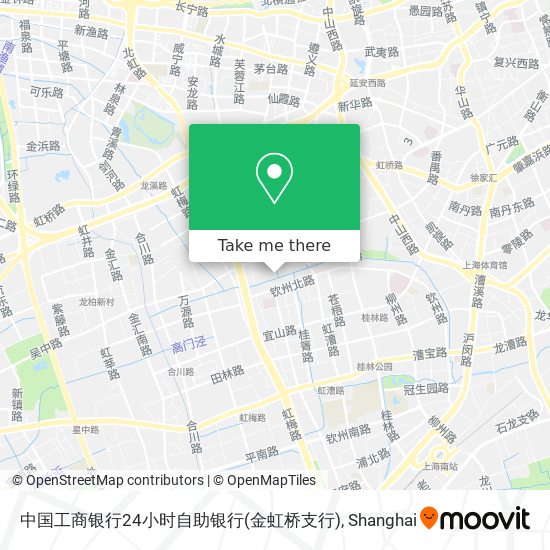中国工商银行24小时自助银行(金虹桥支行) map