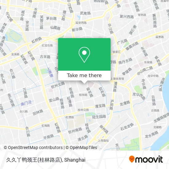 久久丫鸭颈王(桂林路店) map